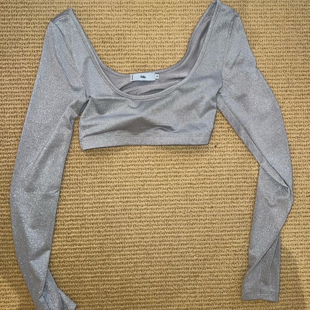 Shiny crop top :)